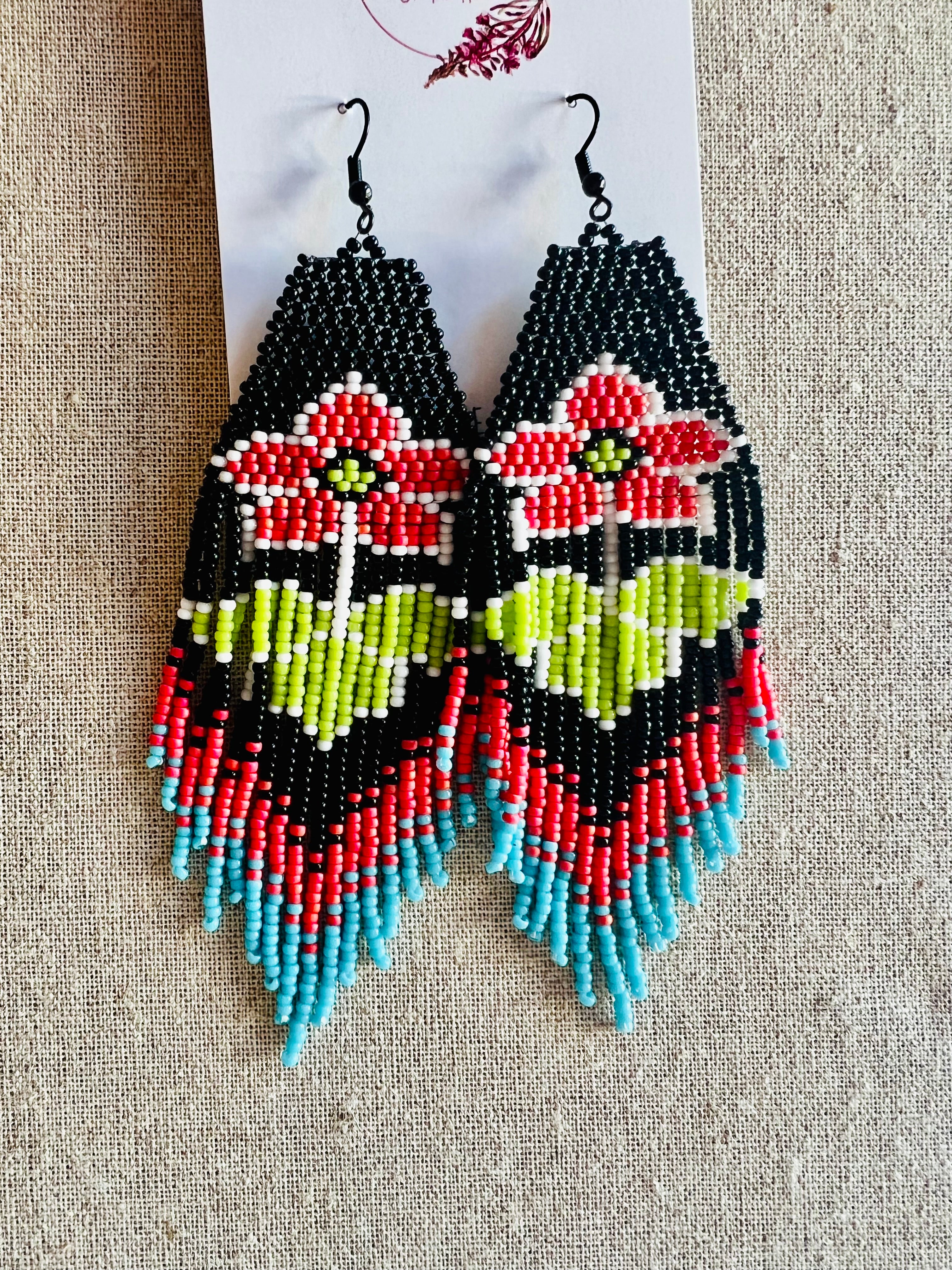 The Good Witch of the North Beaded Earrings