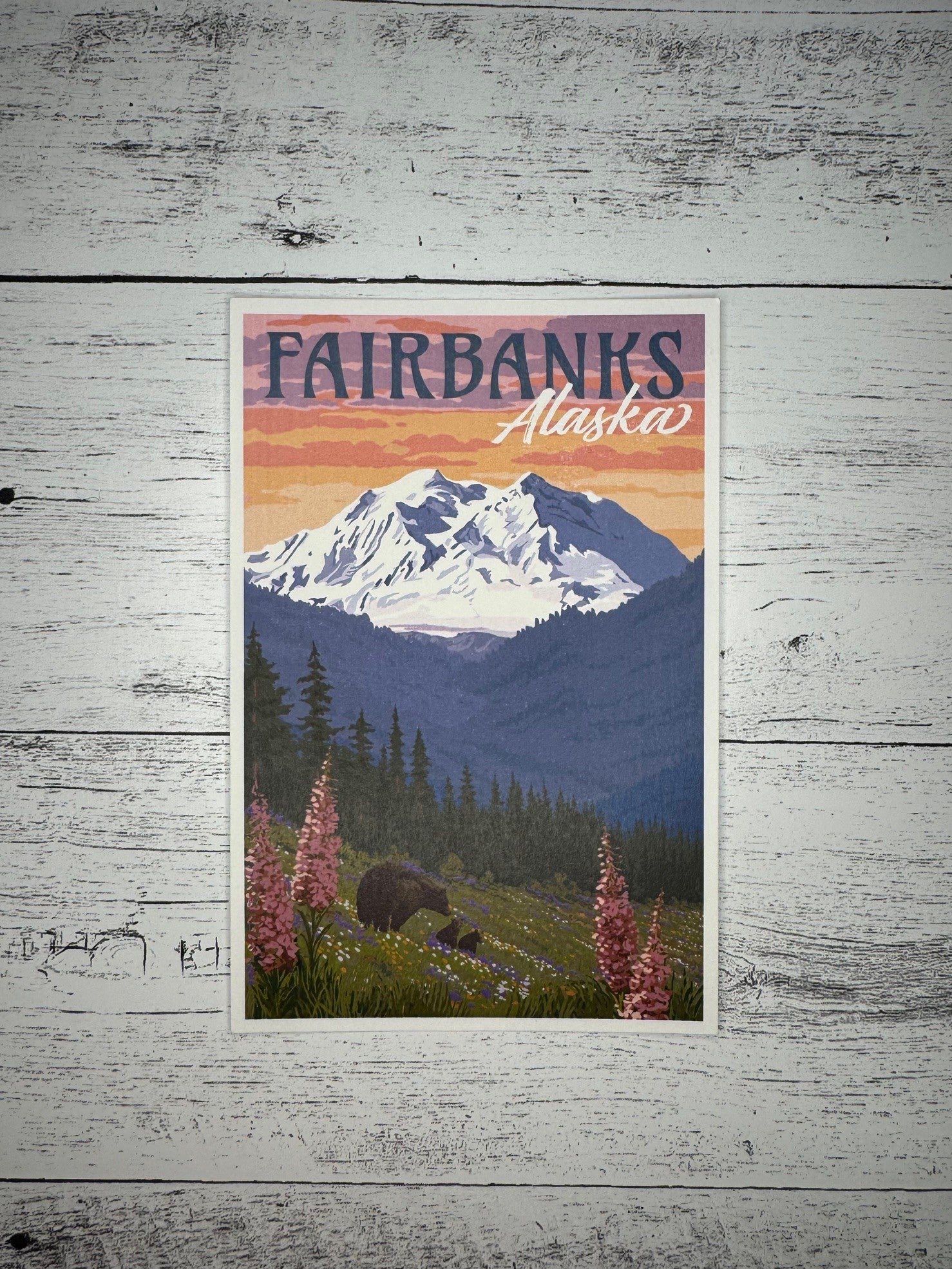 Fairbanks, AK Paper Postcard