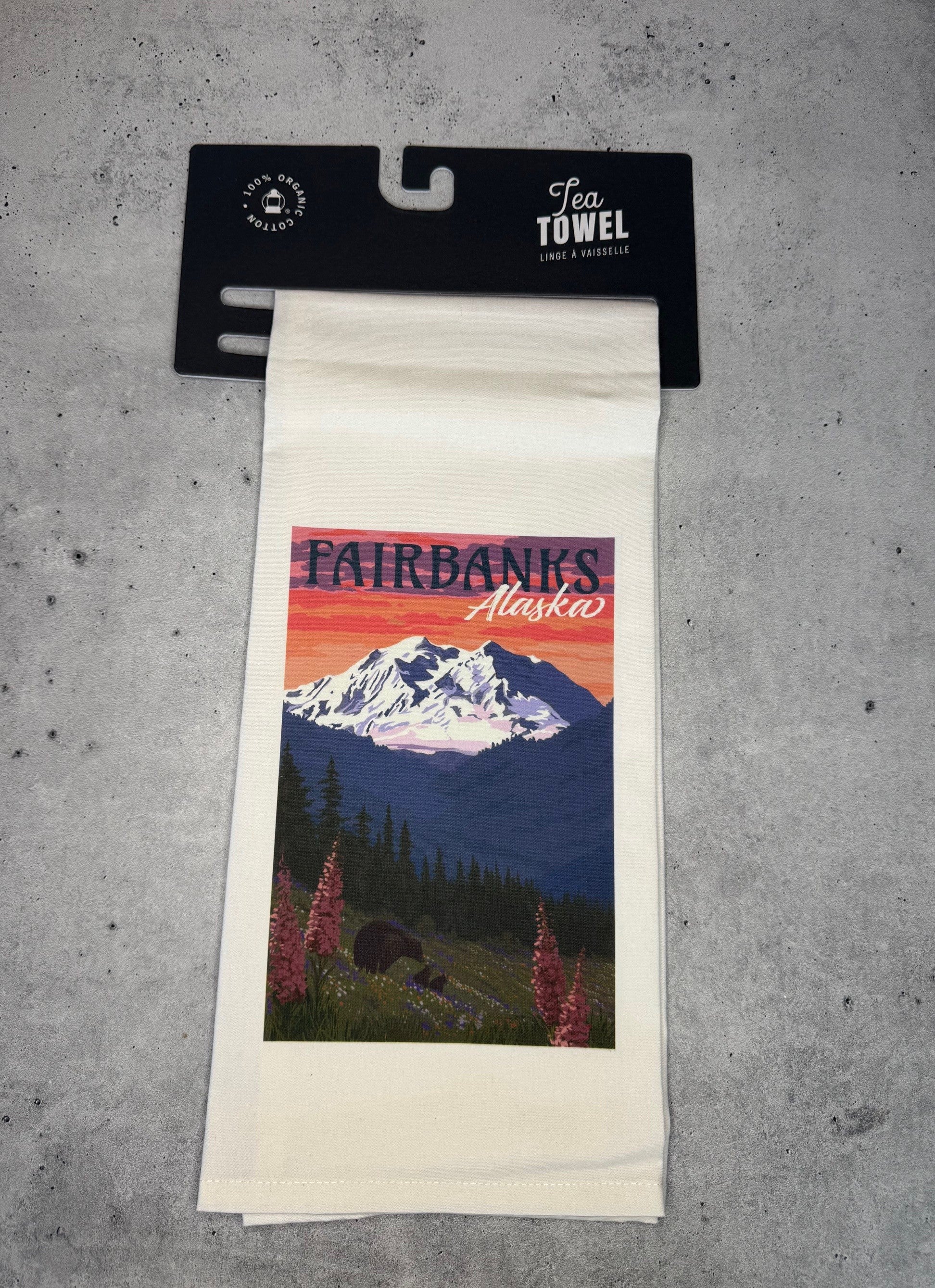 Fairbanks Alaska Kitchen Tea Towel