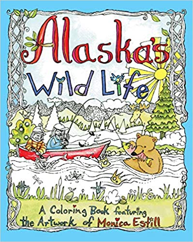 Alaska's Wild Life A Coloring Book - Great Alaskan Bowl Company